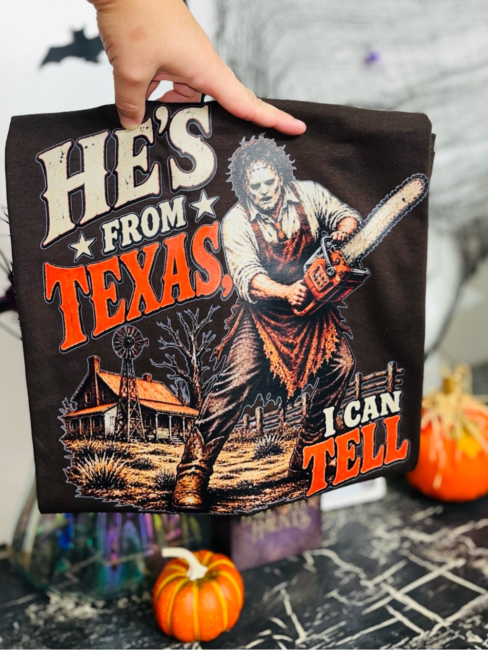 He's From Texas Graphic Short Sleeve Tee